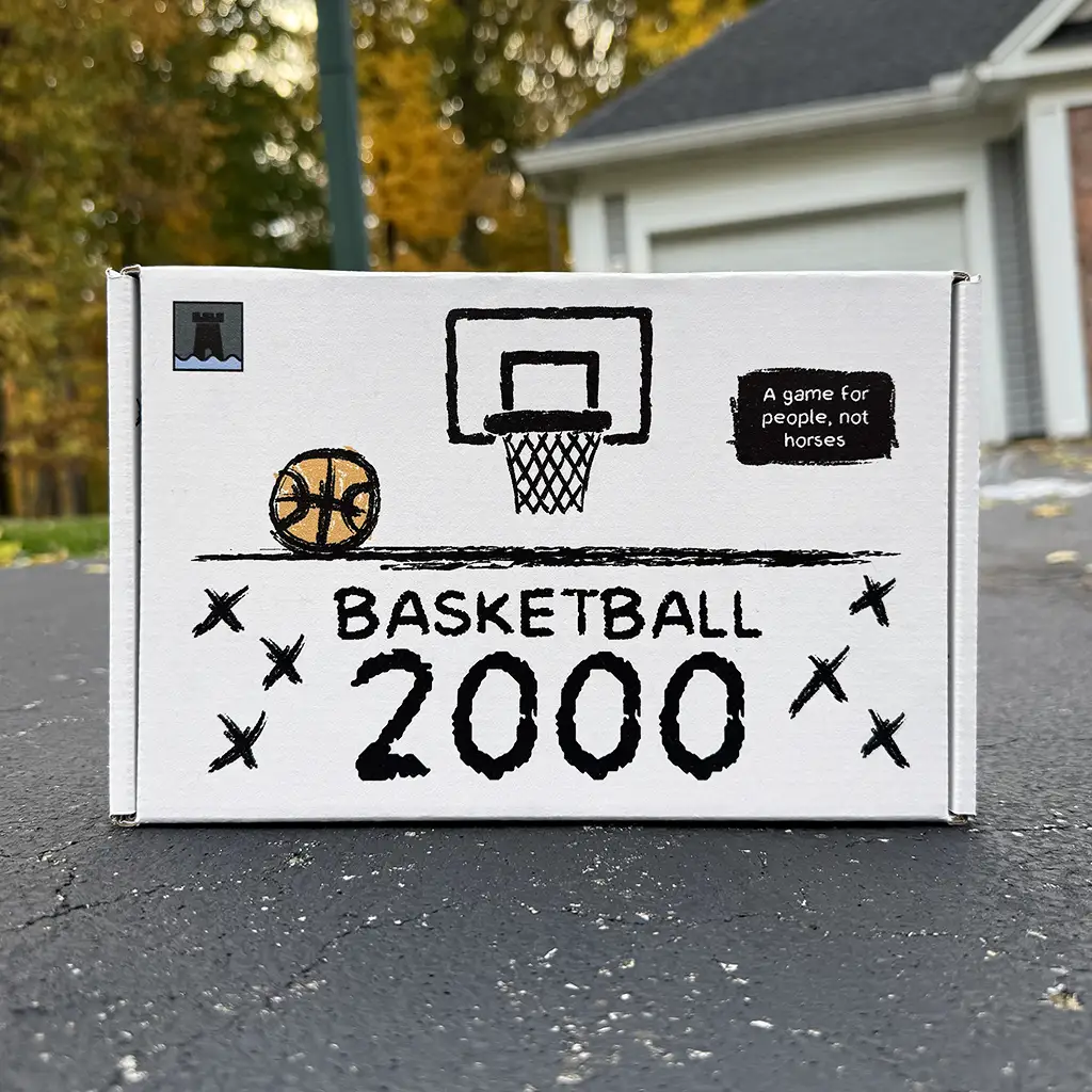 Basketball 2000 game kit on driveway